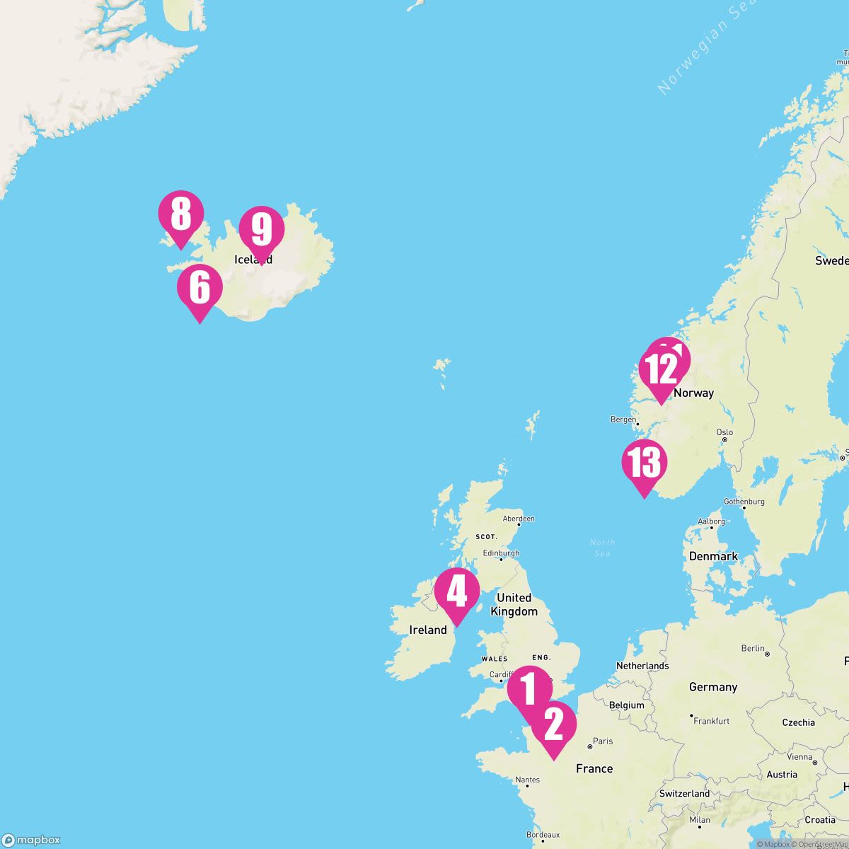 14 Night Iceland: Reykjavik Belfast & Geiranger (Southampton Roundtrip)