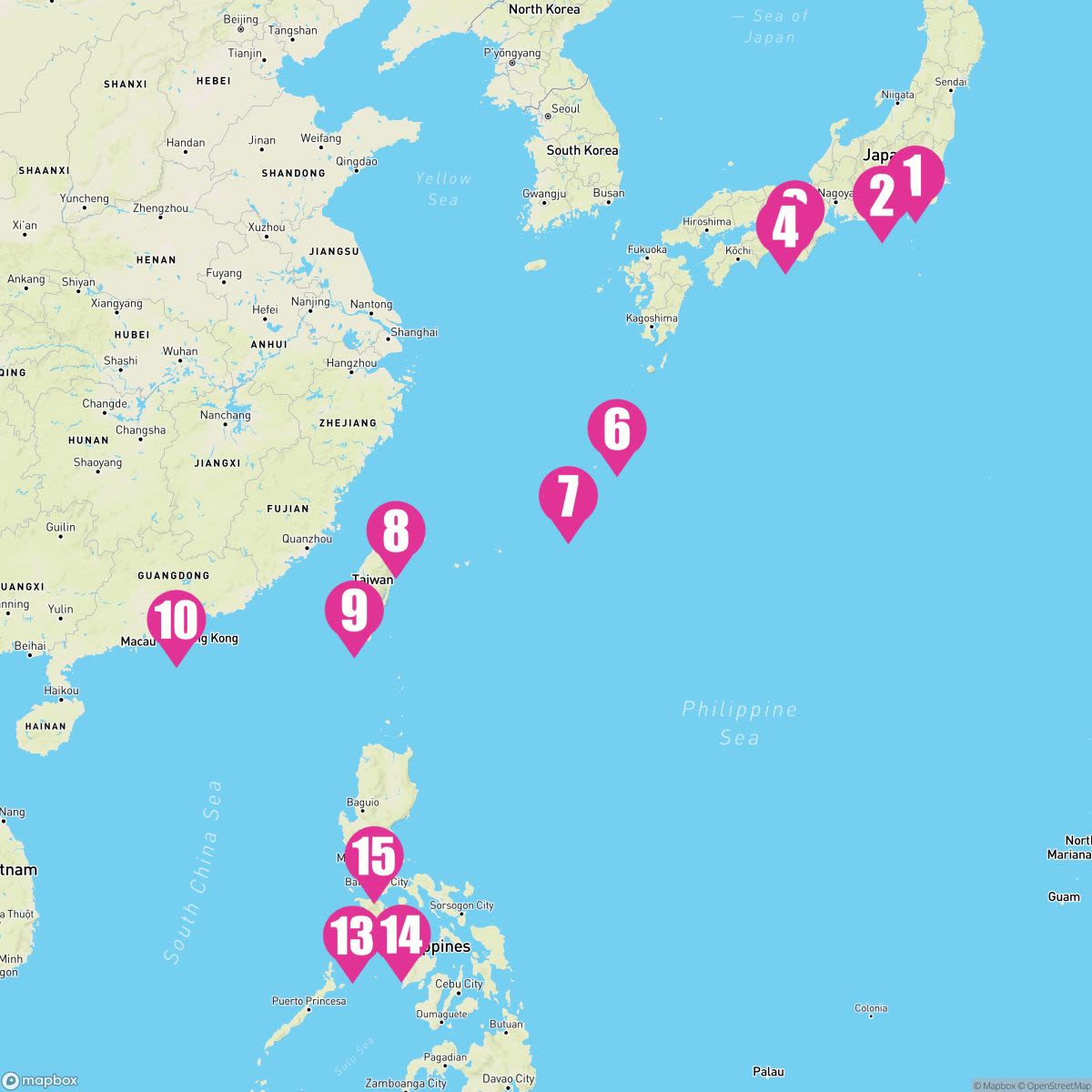 14 Night Asia: Hong Kong Taipei Osaka & Boracay (Tokyo To Manila)