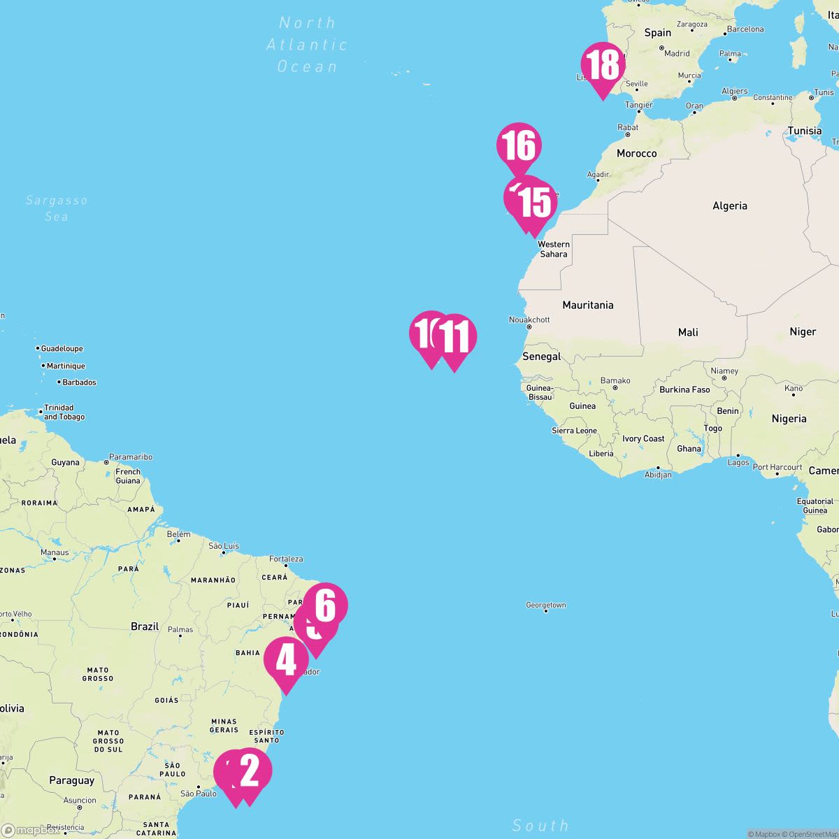 17 Night Transatlantic: Brazil & Canary Islands (Rio De Janeiro To Lisbon)