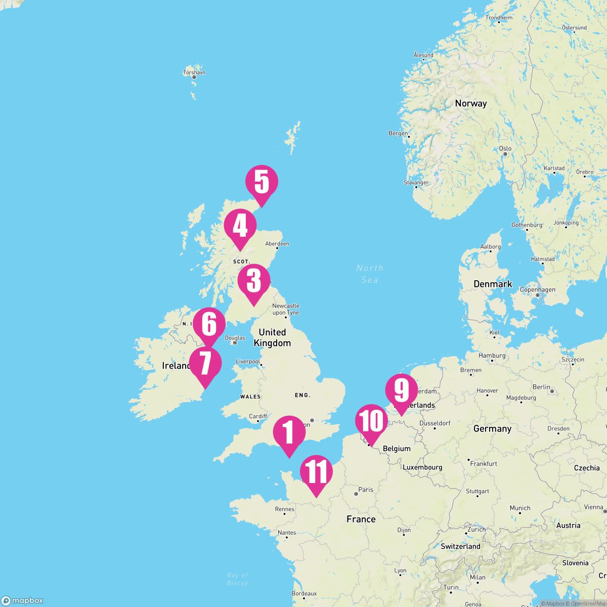 11 Night British Isles: Ireland & Scotland (Southampton Roundtrip)