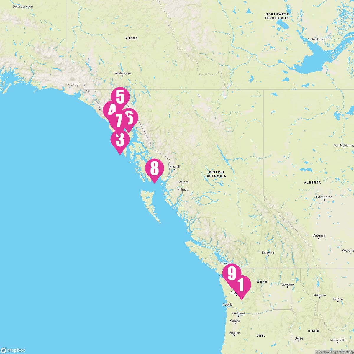 9 Night Alaska: Glacier Bay Skagway & Juneau (Seattle Roundtrip)