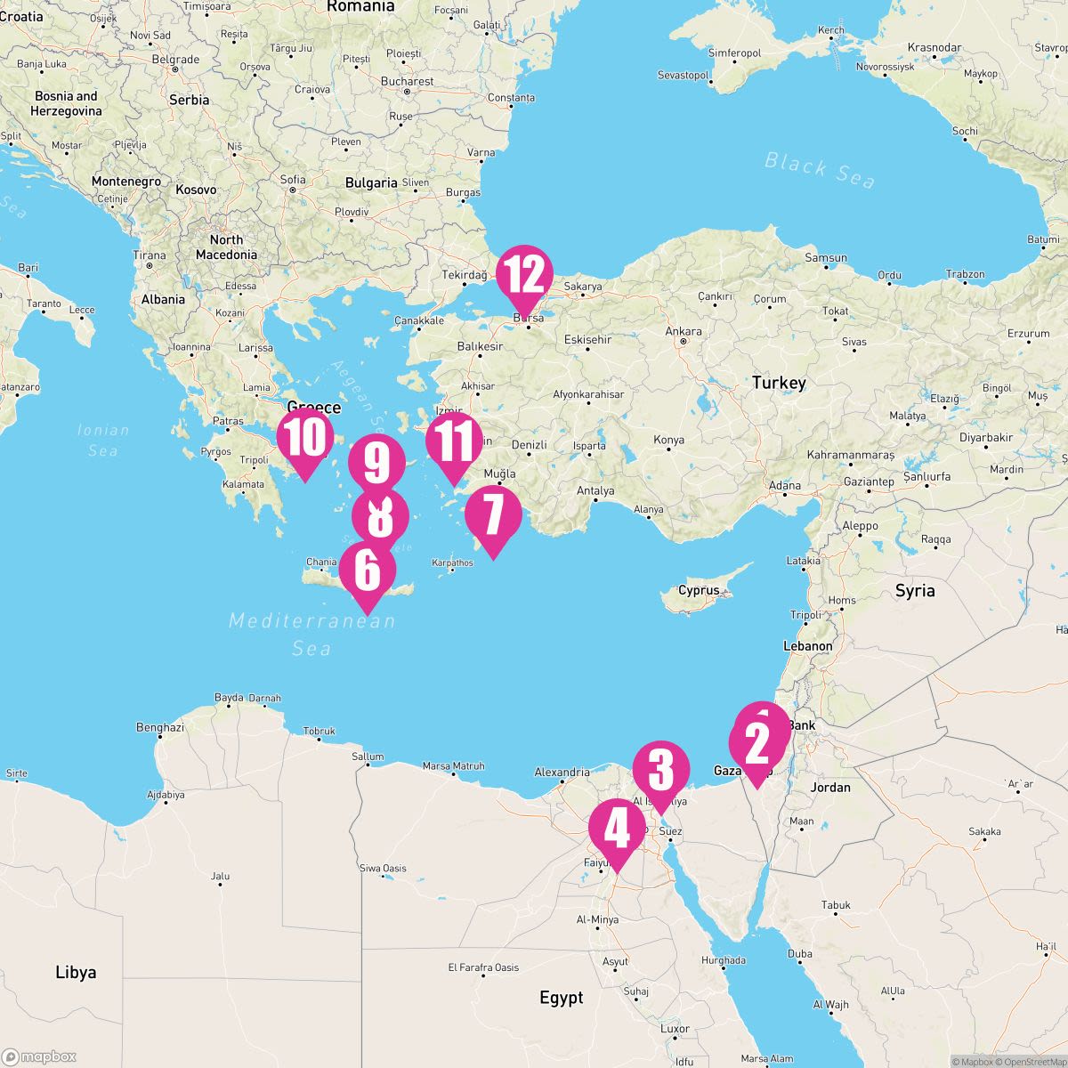 11 Night Mediterranean: Greece Turkey & Egypt (Haifa To Istanbul)