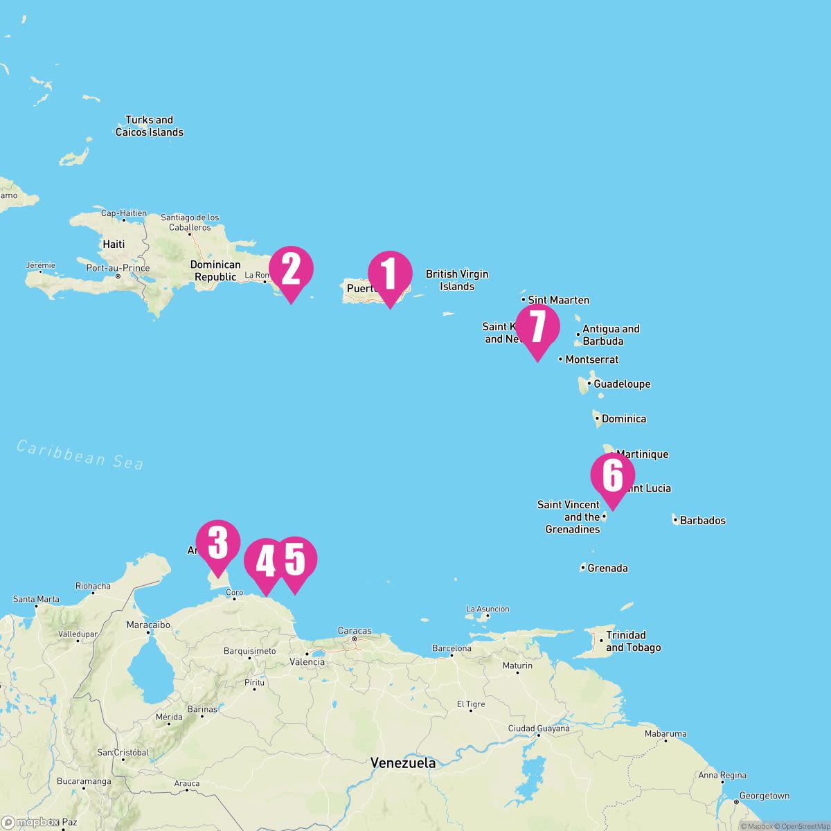 7 Night Caribbean: Curacao & Aruba (San Juan Roundtrip)