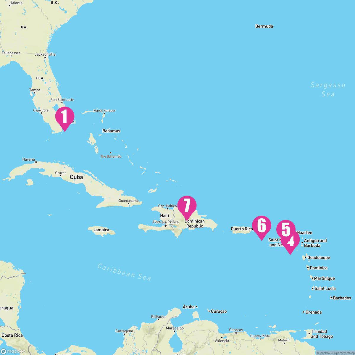 8 Night Eastern Caribbean (Ft. Lauderdale Roundtrip)