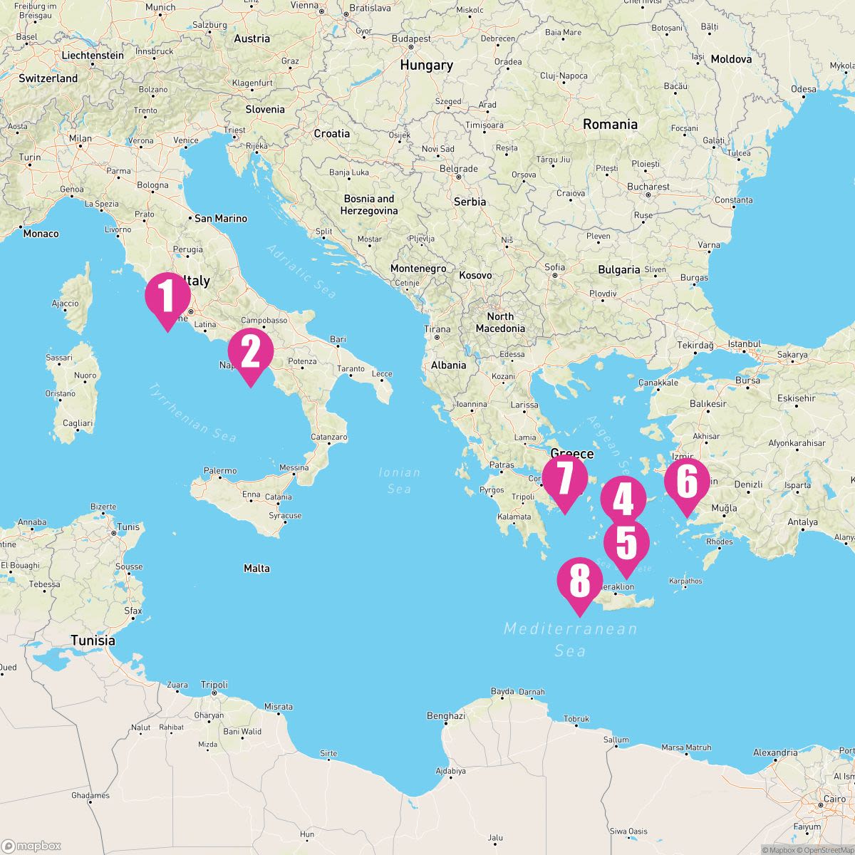 9 Night Greek Isles (Rome Roundtrip)