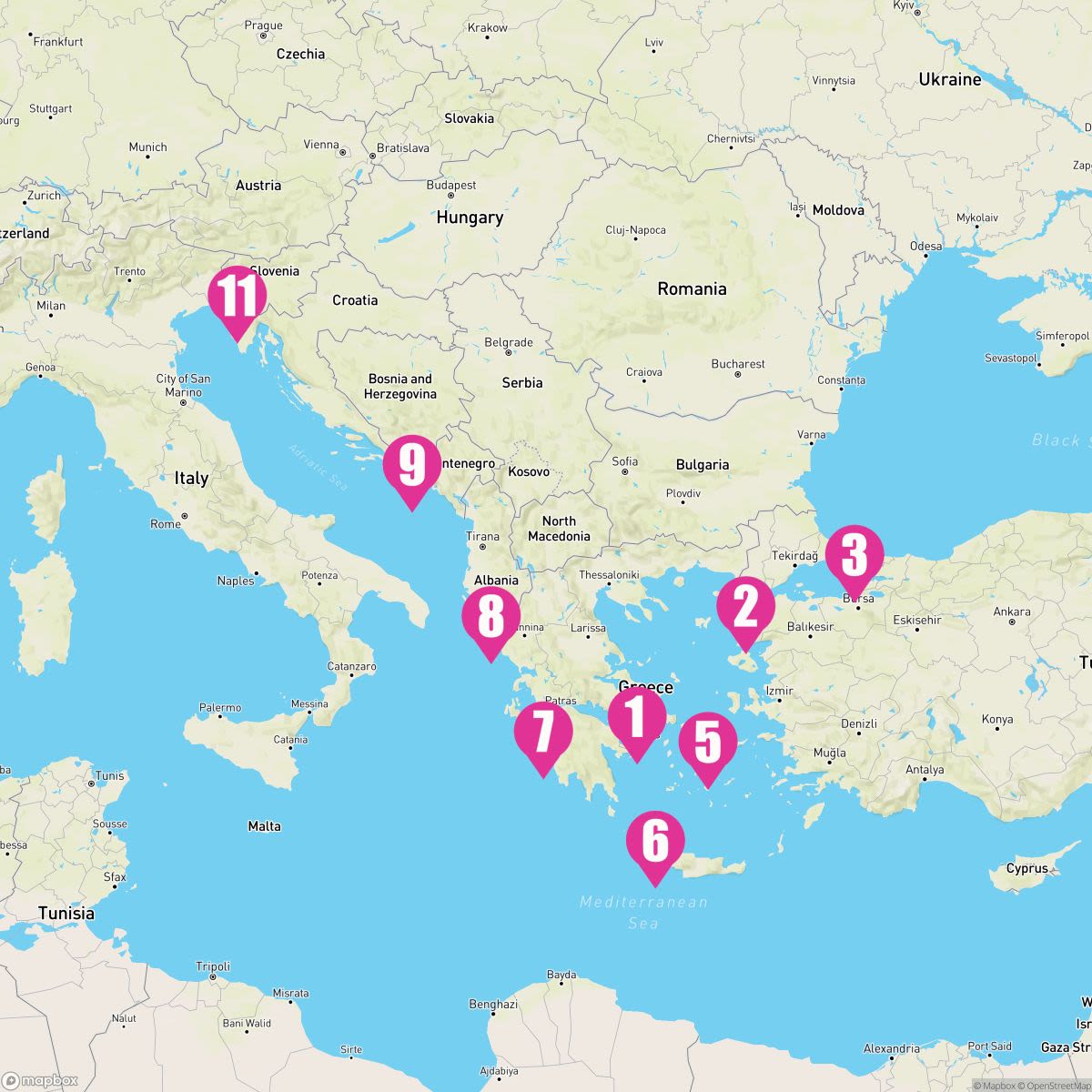 10 Night Athens & Adriatic Allure (Athens To Trieste)