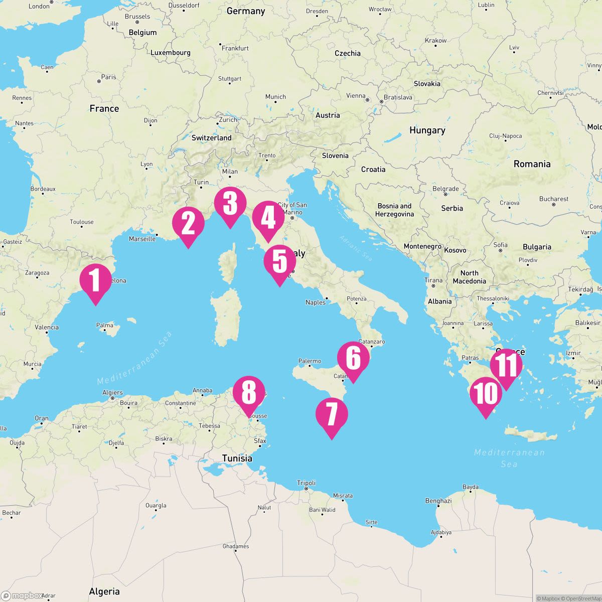 10 Night Traversing The Mediterranean: Riviera Retreat (Barcelona To Athens)
