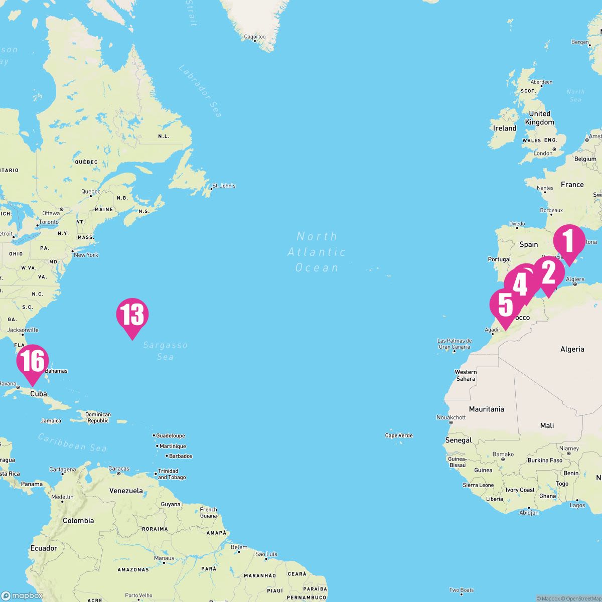15 Night Cultural Crossing With Andalusia & Morocco (Barcelona To Ft. Lauderdale)
