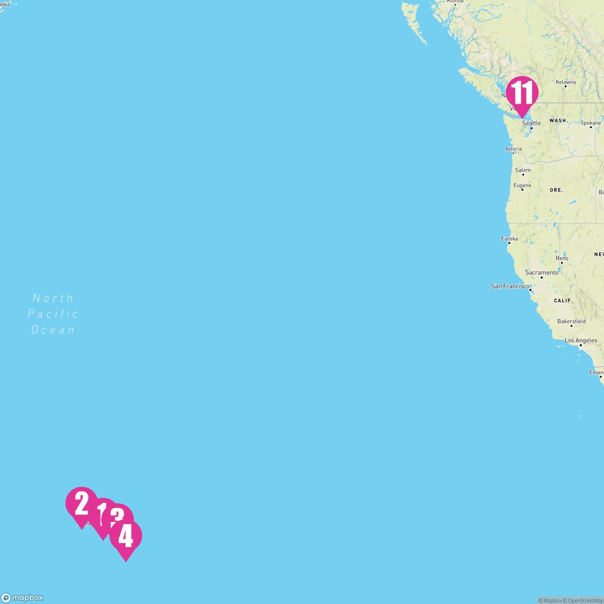 10 Night Hawaii To Vancouver (Honolulu To Vancouver)