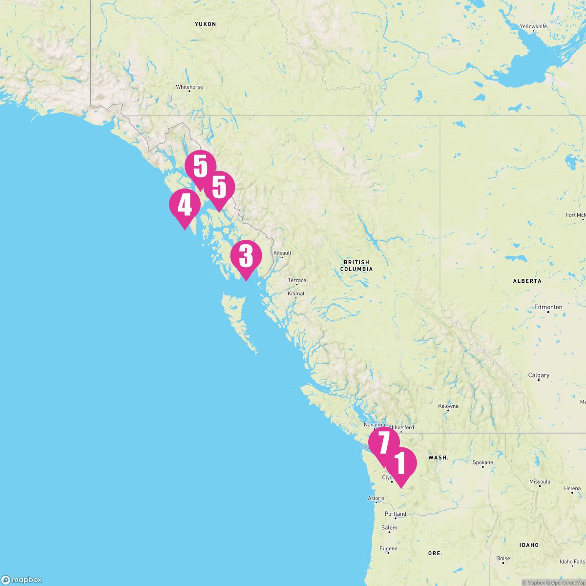 7 Night Alaska Glacier (Seattle Roundtrip)
