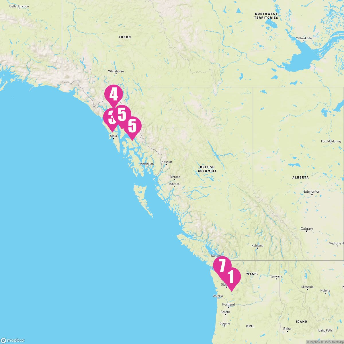 7 Night Alaska Glacier (Seattle Roundtrip)