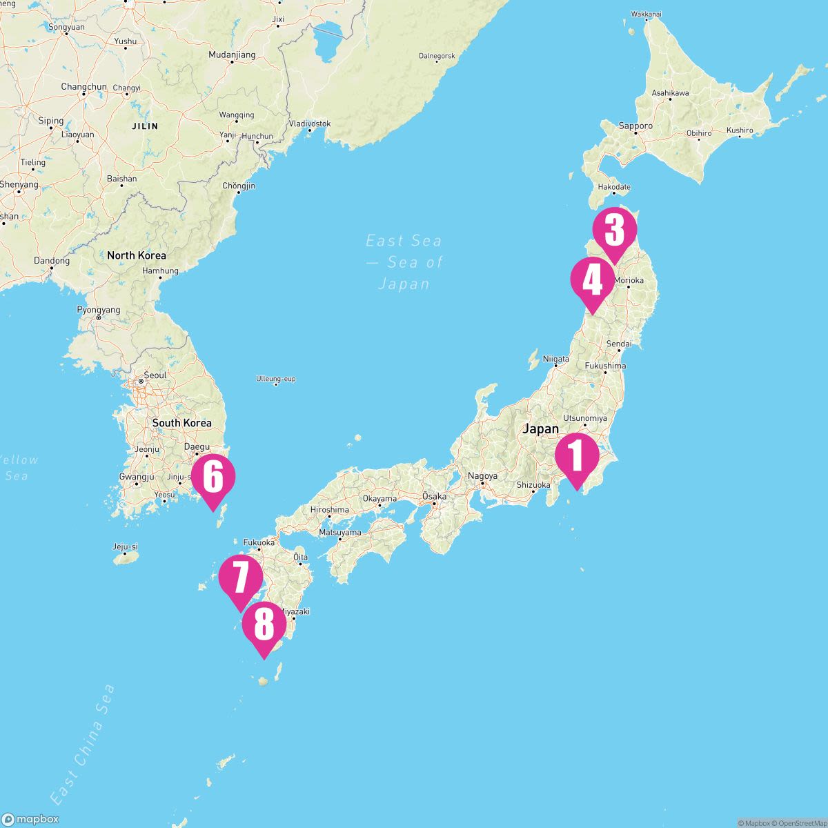 9 Night Japan Circumnavigation (Tokyo Roundtrip)