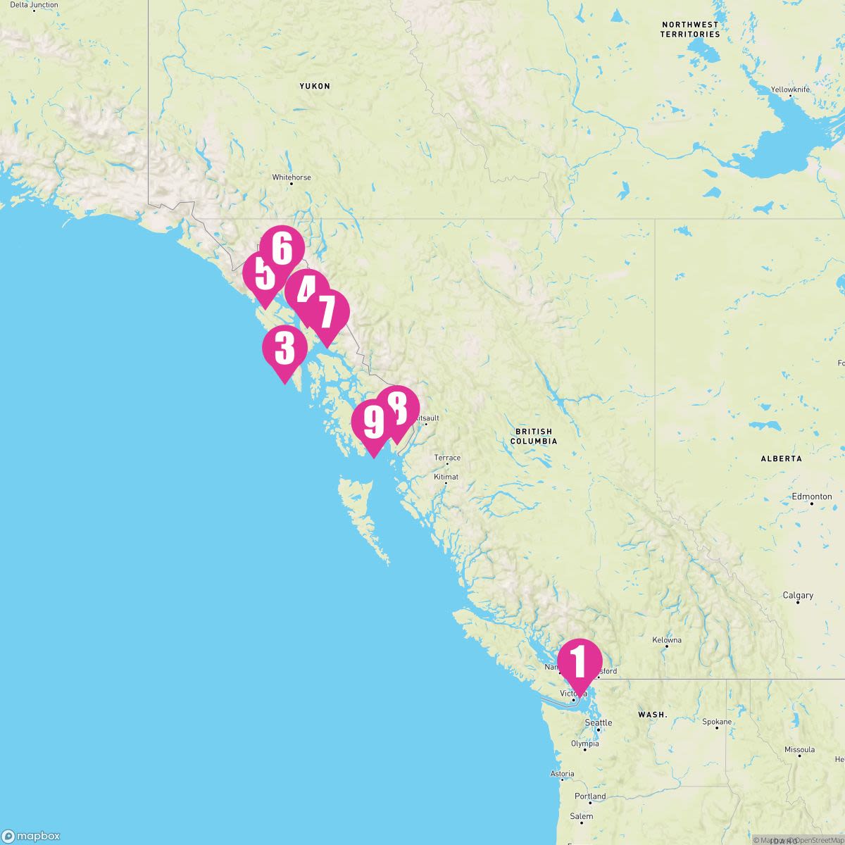 10 Night Alaska (Vancouver Roundtrip)