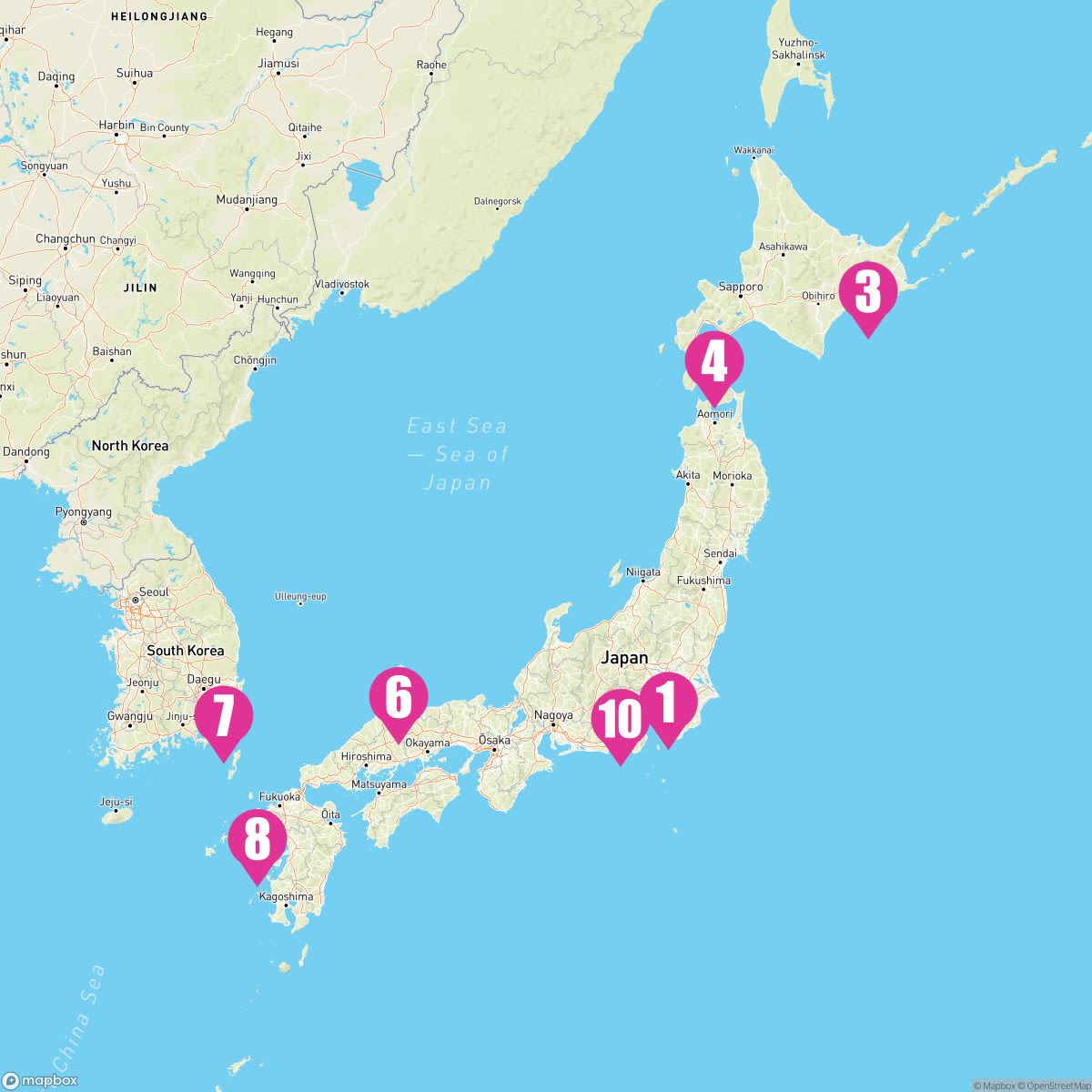 10 Night Japan Circumnavigation (Tokyo Roundtrip)