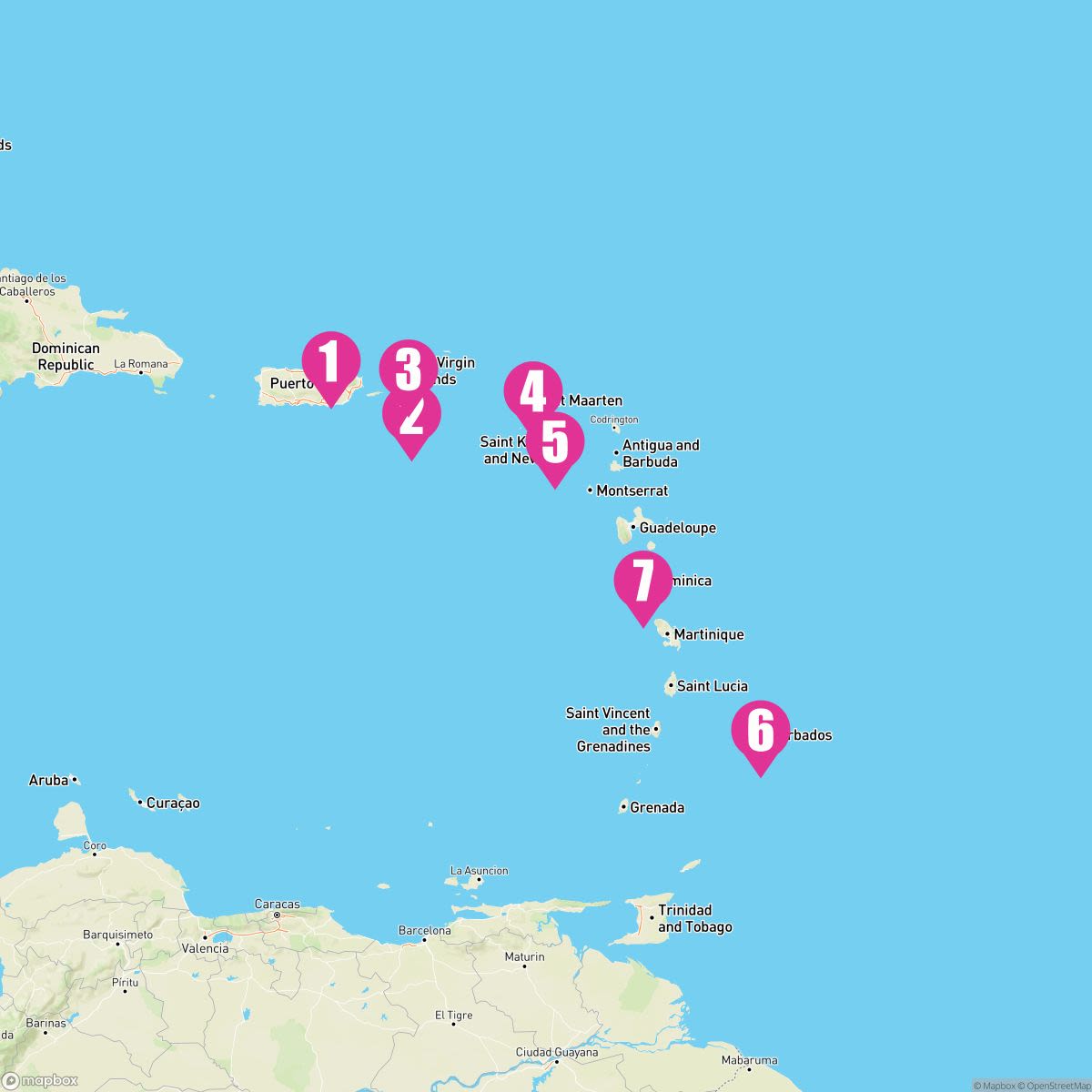 8 Night Southern Caribbean (San Juan Roundtrip)