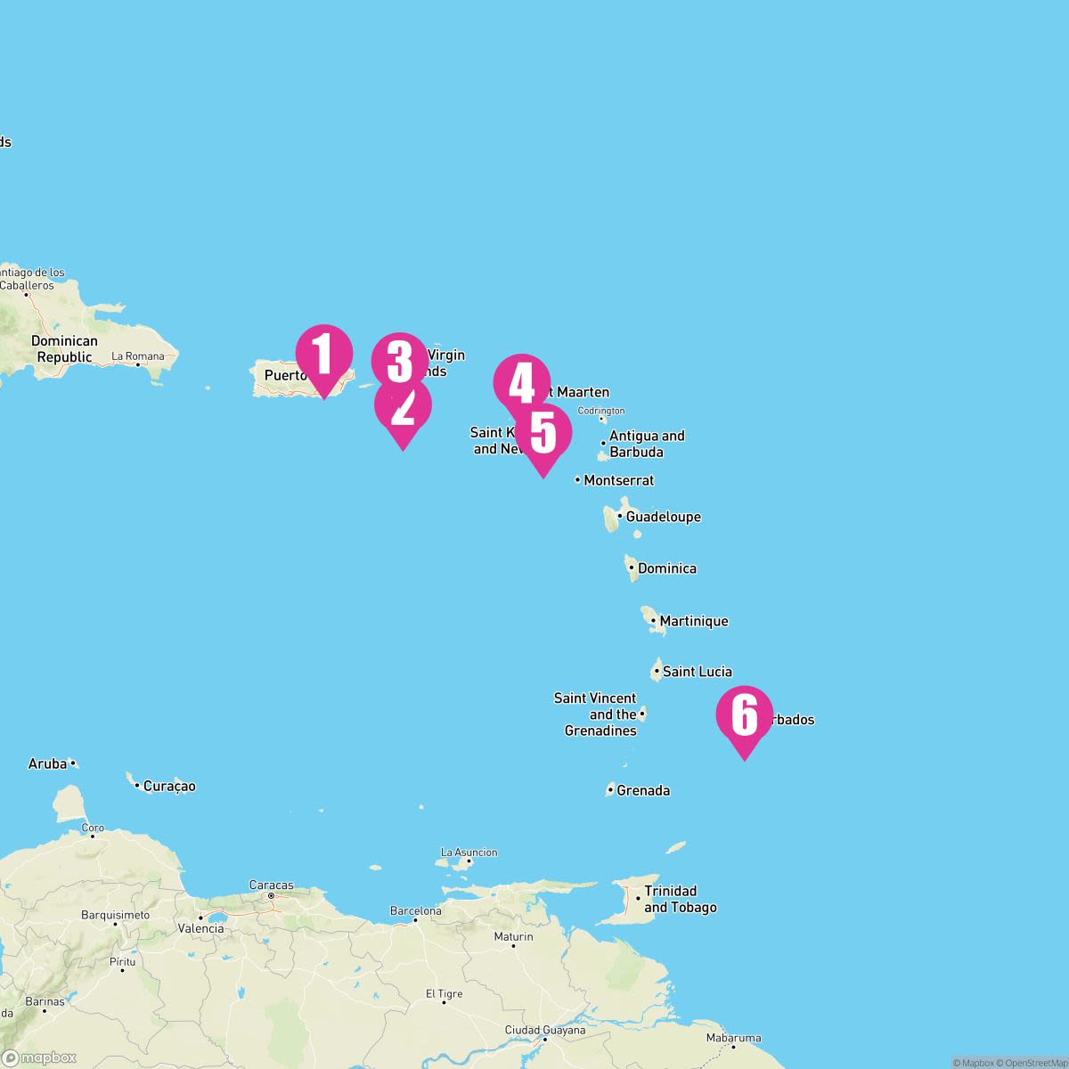 7 Night Southern Caribbean (San Juan Roundtrip)