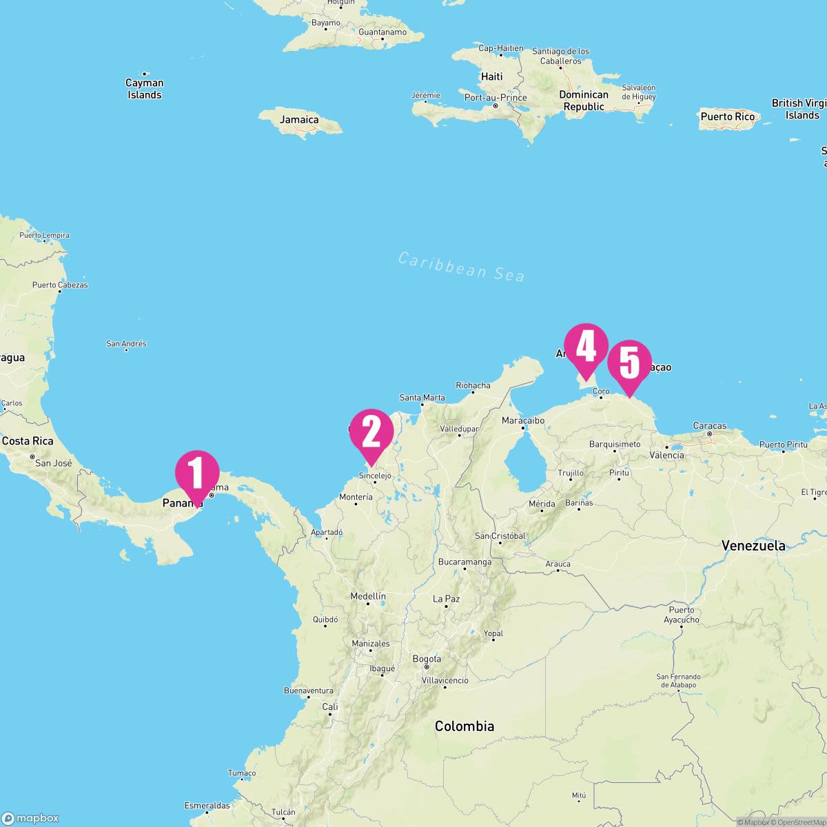 6 Night Southern Caribbean (Colon Roundtrip)