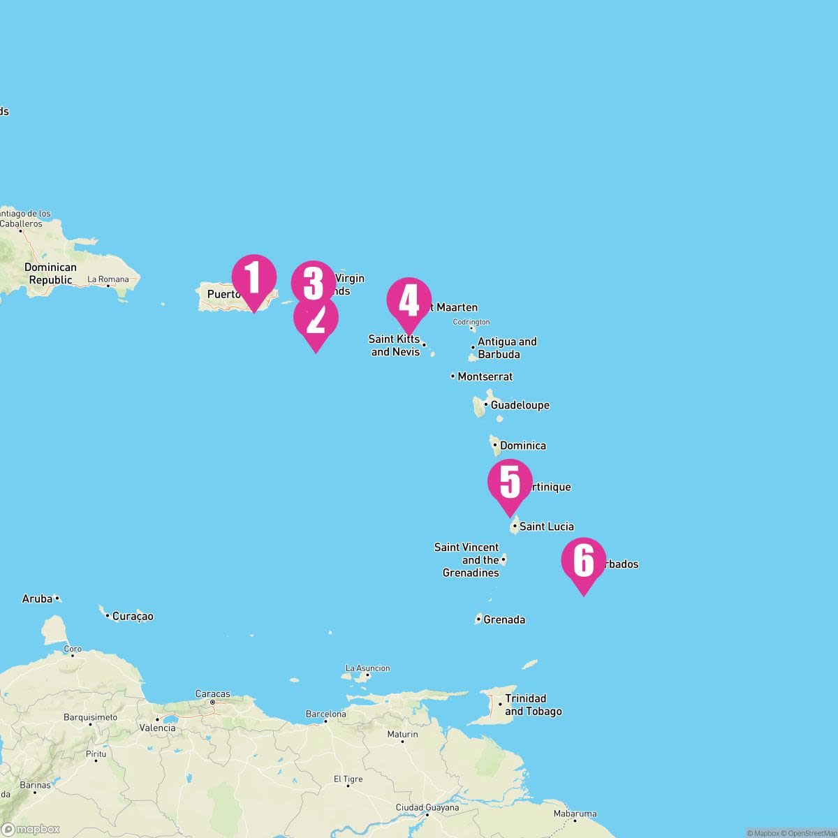 7 Night Southern Caribbean (San Juan Roundtrip)