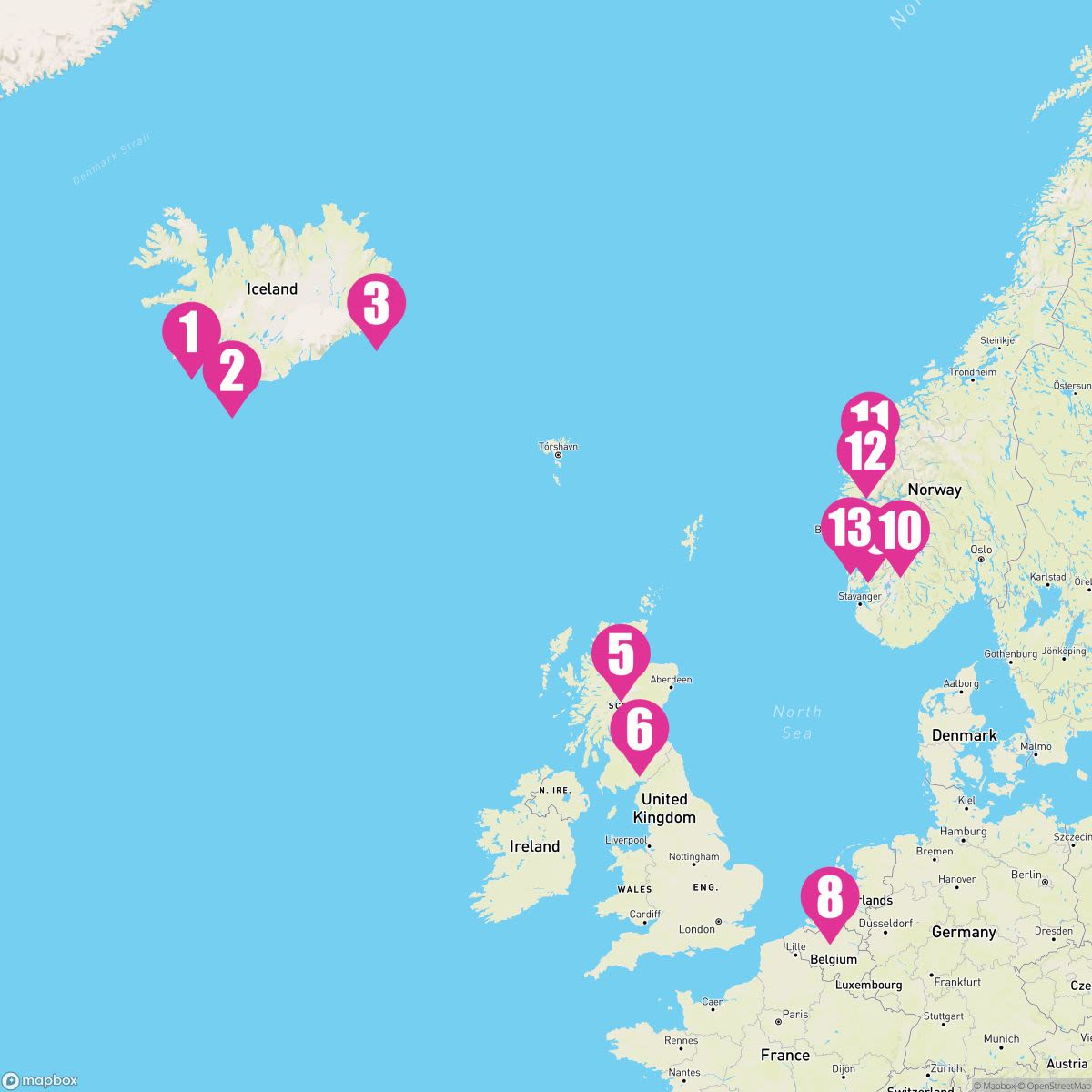 14 Night Celtic Origins & Viking Fjords: Edinburgh & Nordfjord (Reykjavik To Rotterdam)
