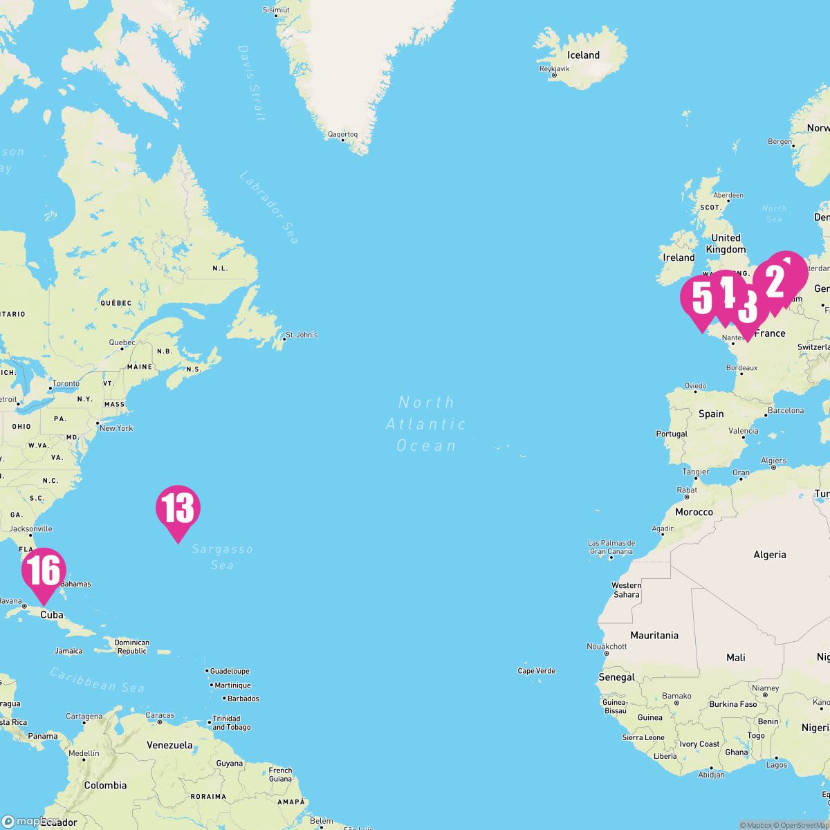 15 Night Cultural Crossing With Brugge & Paris (Rotterdam To Ft. Lauderdale)