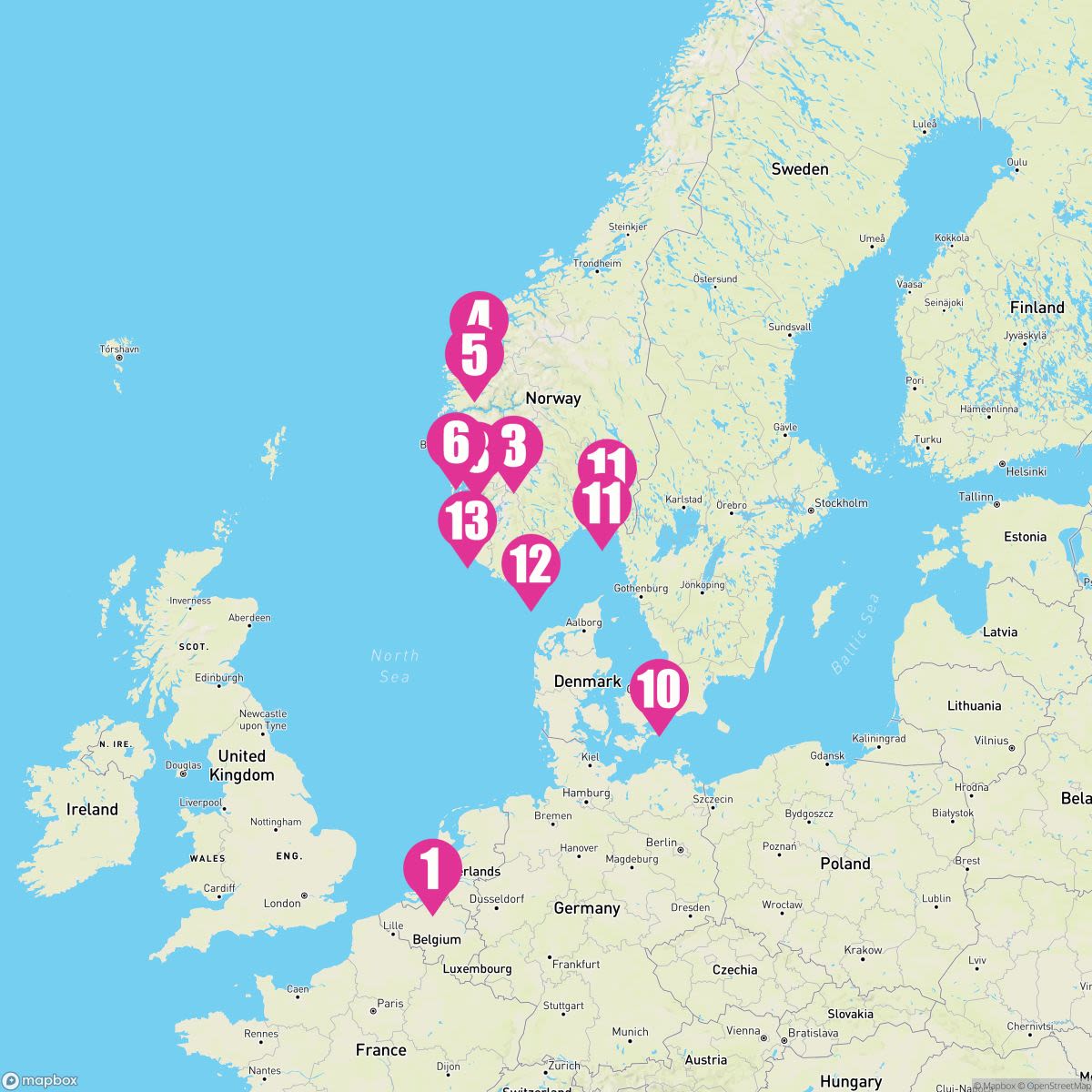 14 Night Norwegian Fjords With Nordfjord & Copenhagen (Rotterdam Roundtrip)