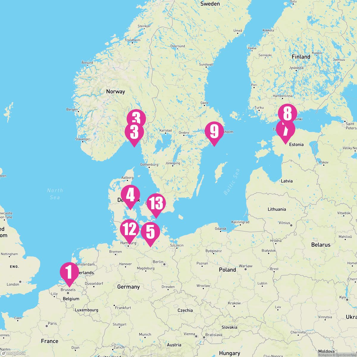 14 Night Baltic & Scandinavian Capitals: Stockholm Overnight (Rotterdam Roundtrip)