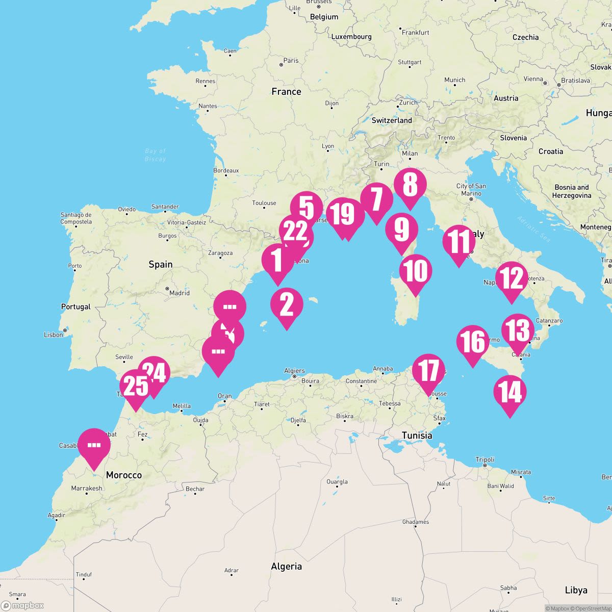 30 Night Western Mediterranean (Barcelona Roundtrip)