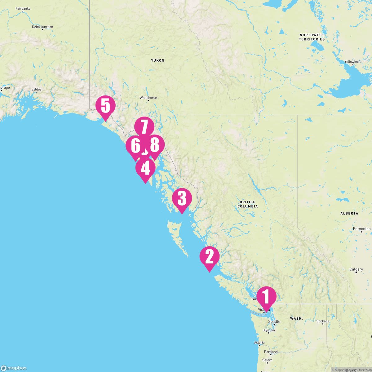 7 Night Glaciers & Alaska Inside Passage (Vancouver To Juneau)