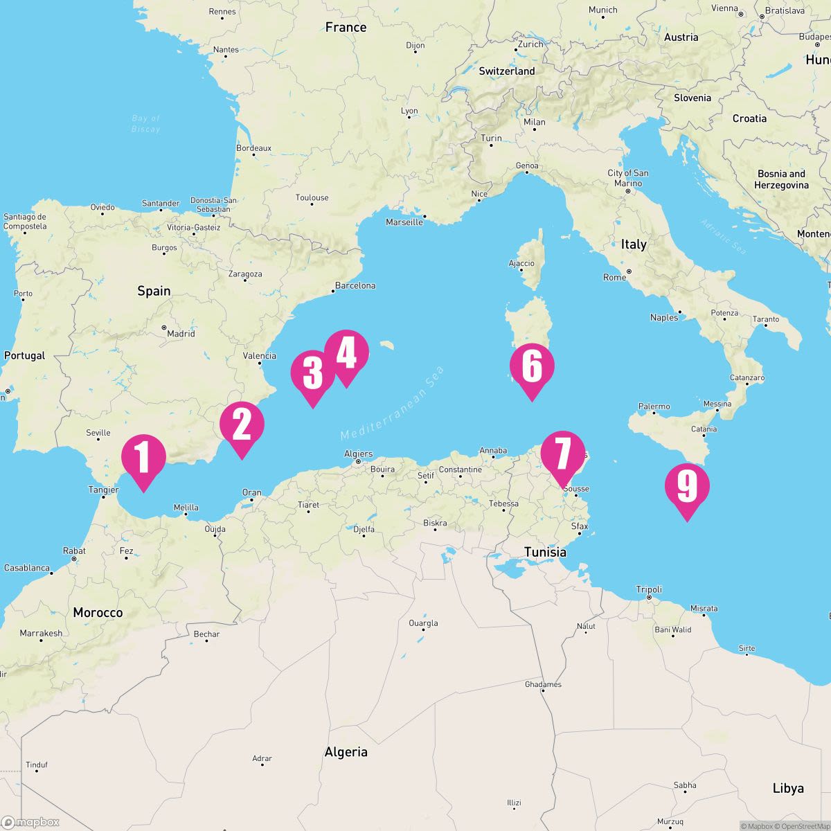 8 Night The Iberian Coast & The Maltese Islands (Malaga To Valletta)