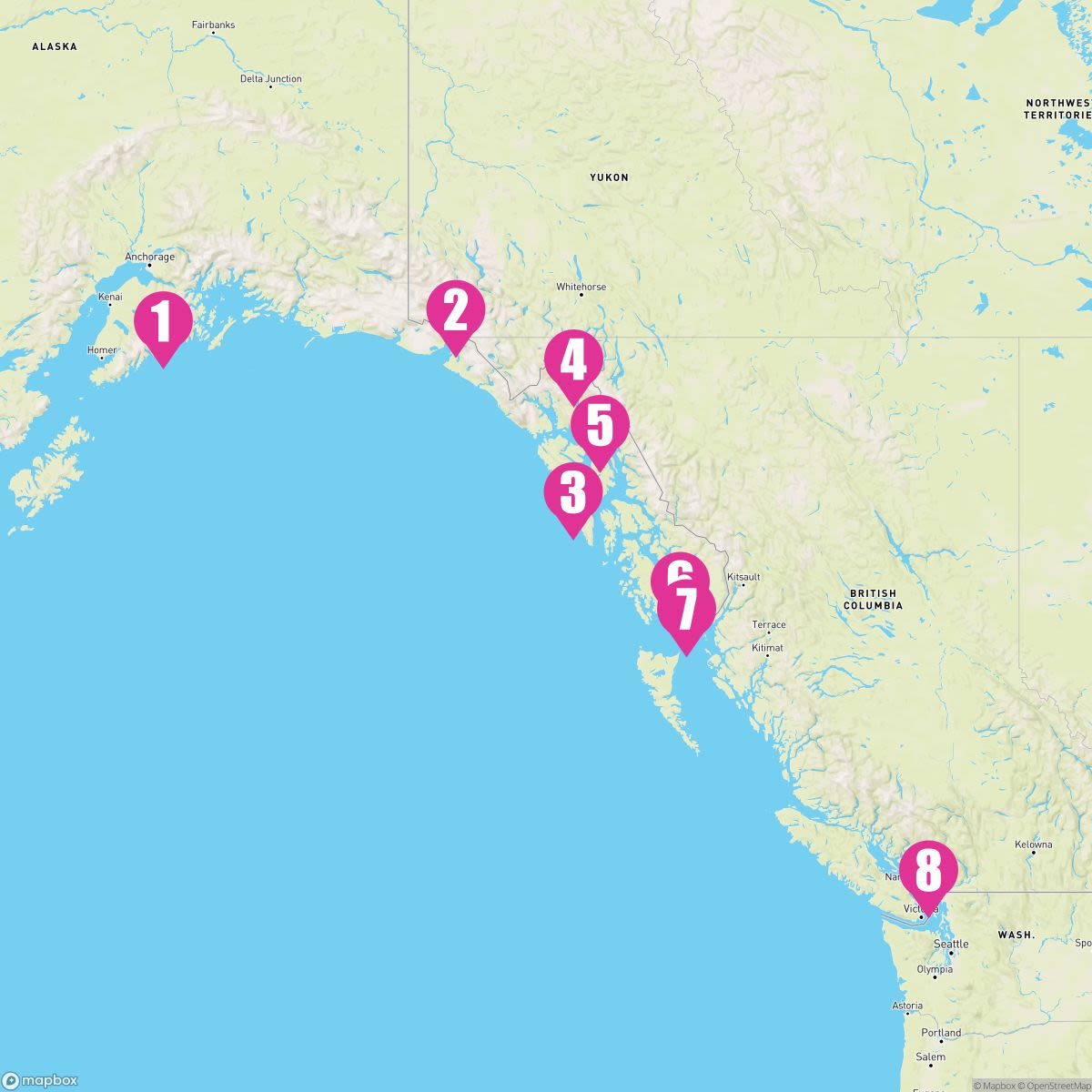 7 Night Tongass Exploration (Seward To Vancouver)