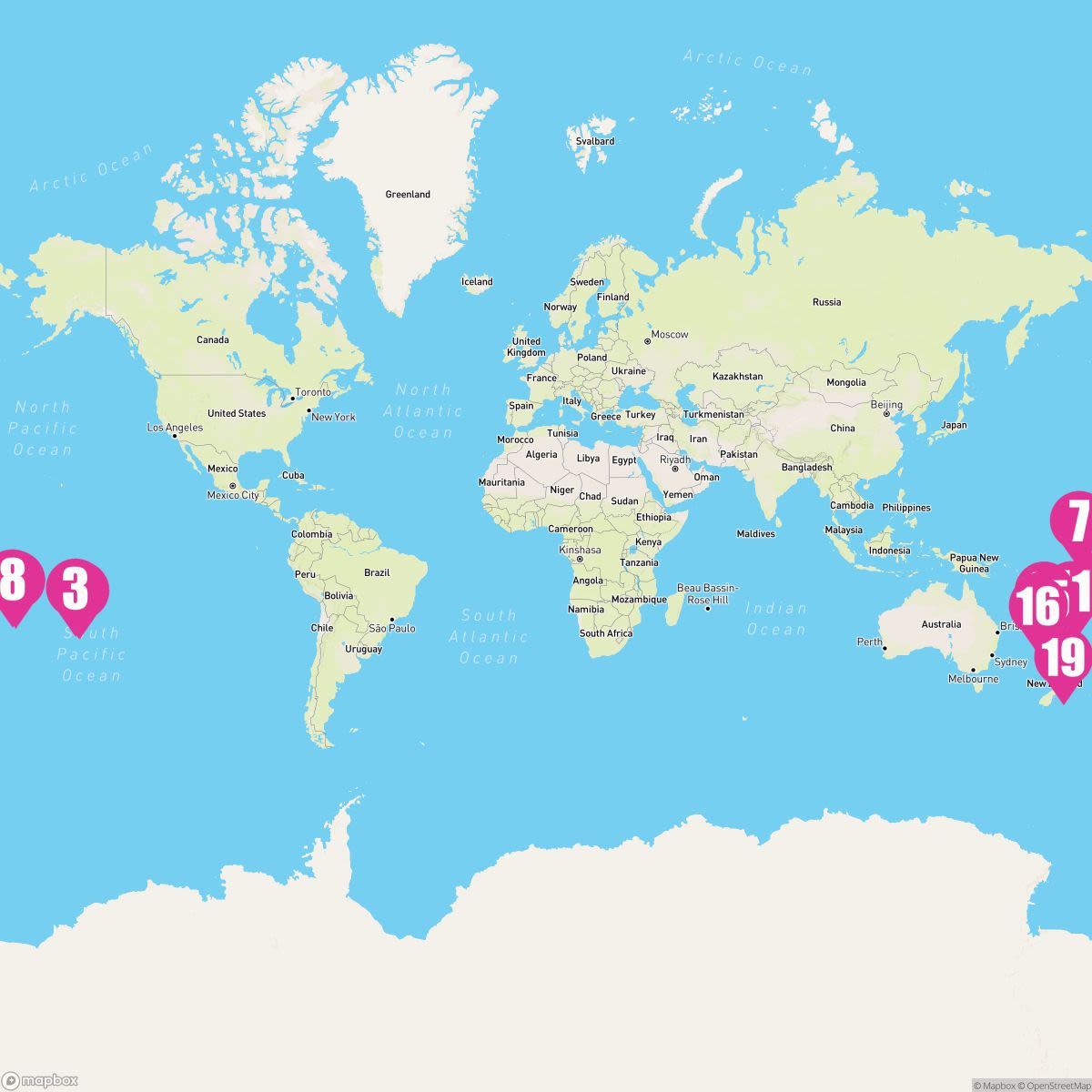 19 Night Beauty In Southern Seas (Papeete To Auckland)