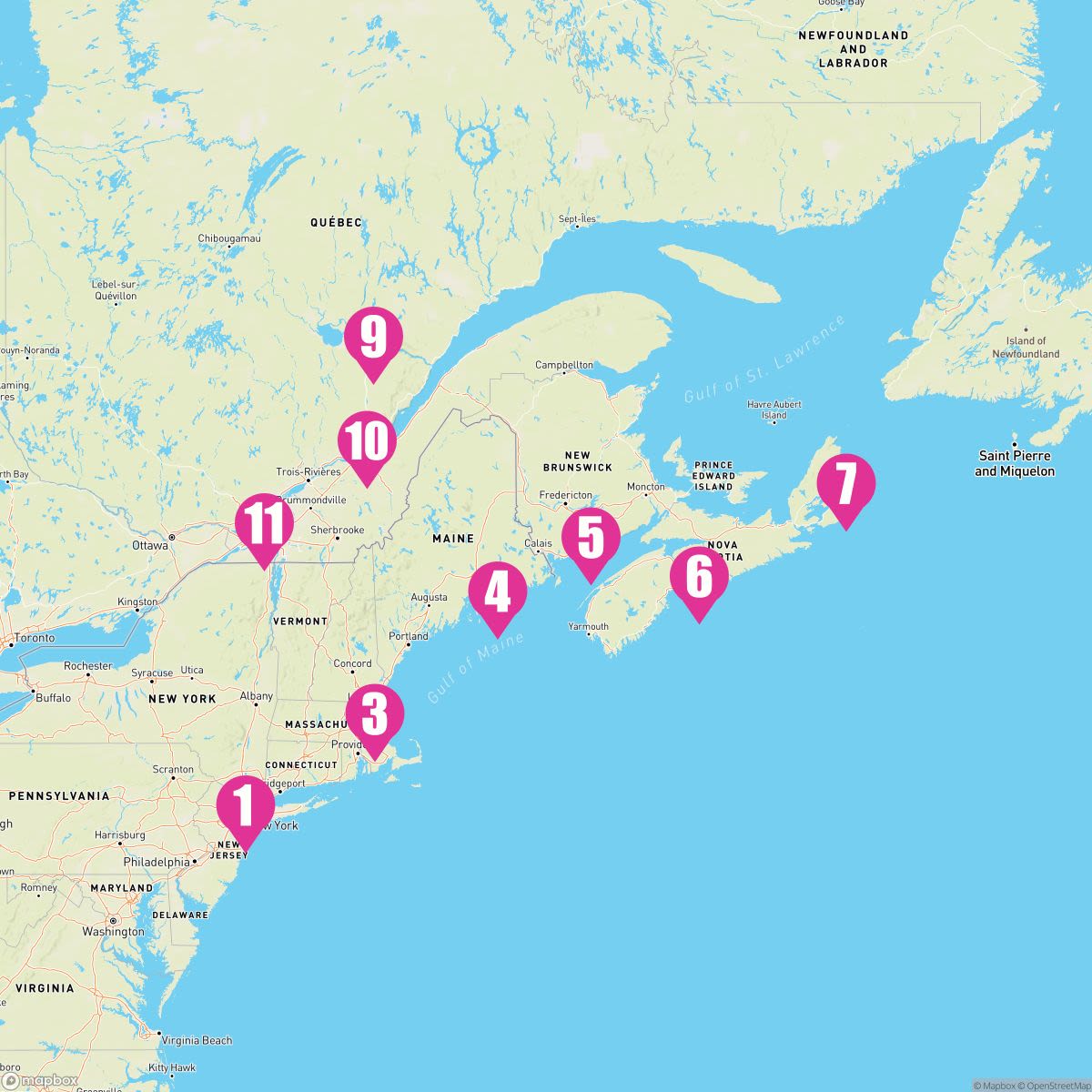 11 Night Gilded New England (New York To Montreal)