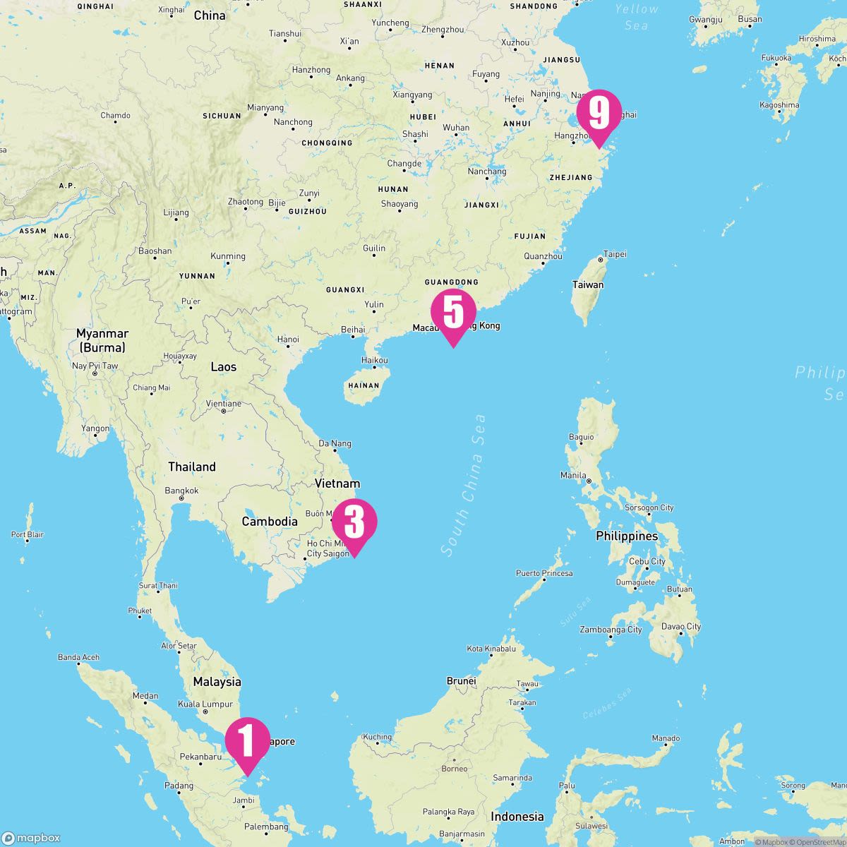 8 Night Singapore To Shanghai (Singapore To Shanghai)