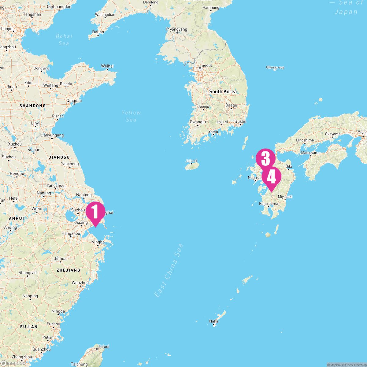 5 Night Fukuoka & Kumamoto (Shanghai Roundtrip)