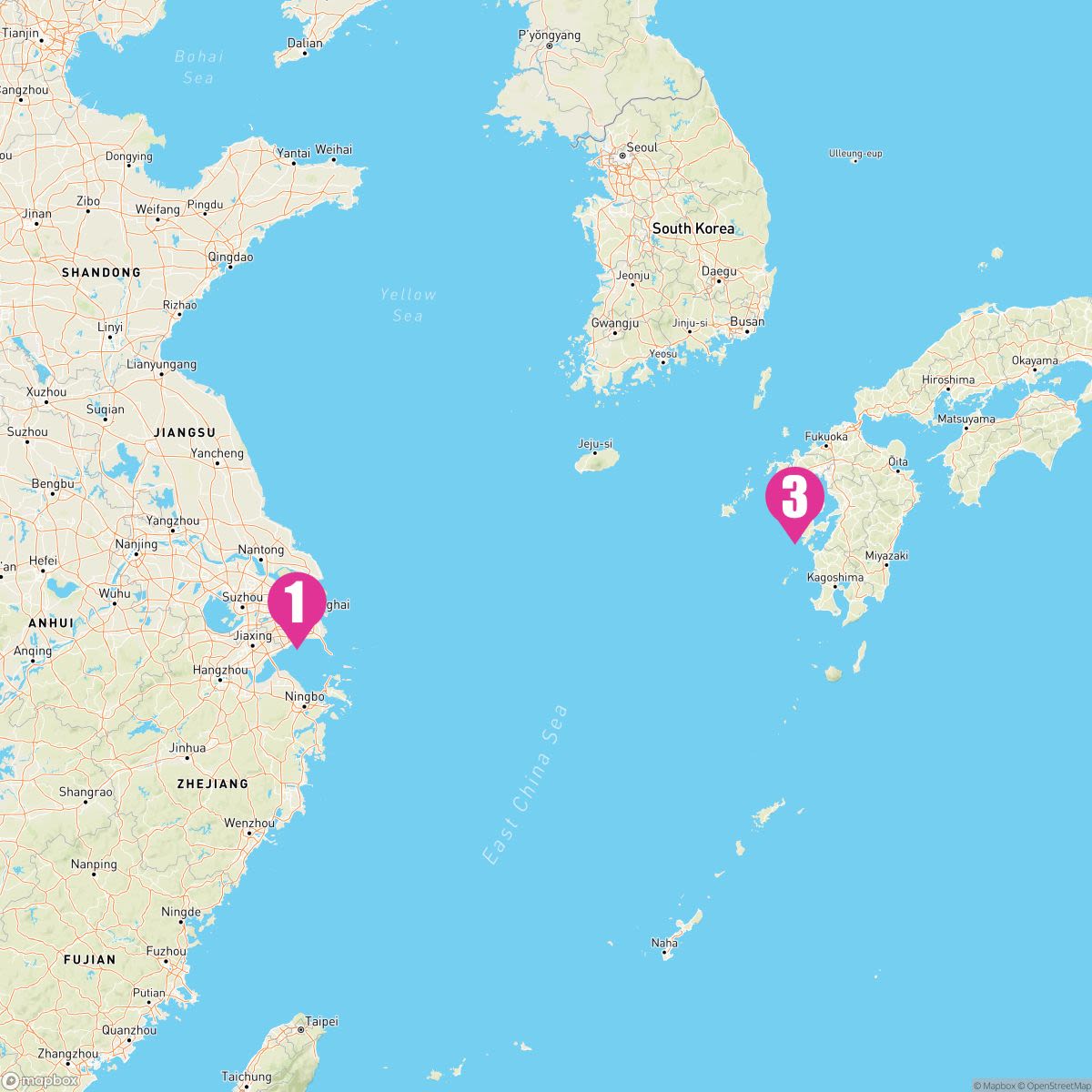 4 Night Jeju & Fukuoka (Shanghai Roundtrip)