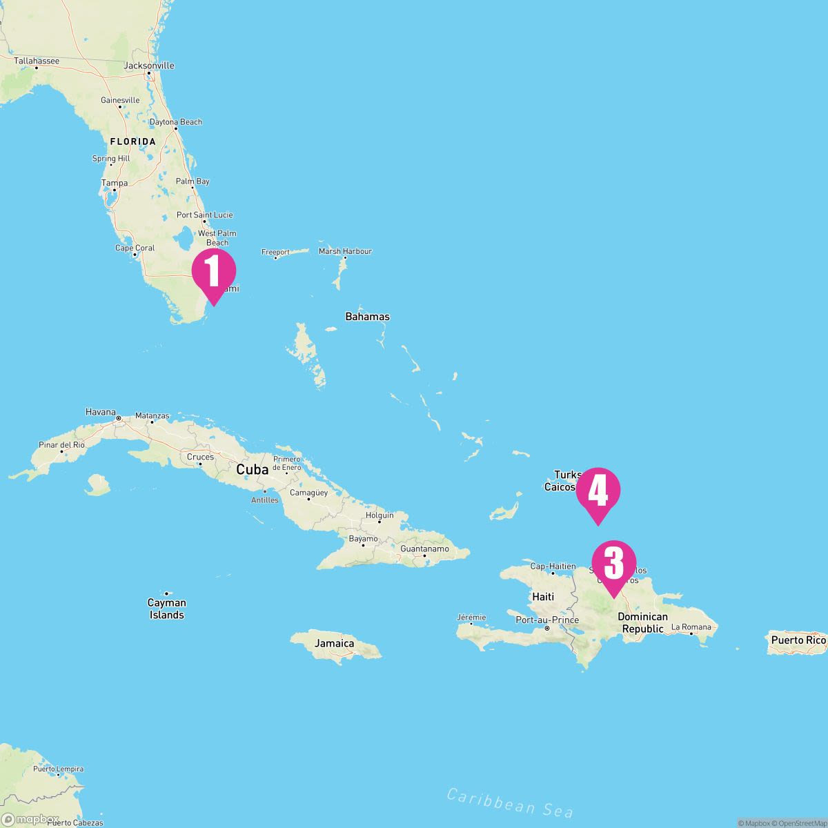 5 Night Caribbean Getaway With Grand Turk (Ft. Lauderdale Roundtrip)