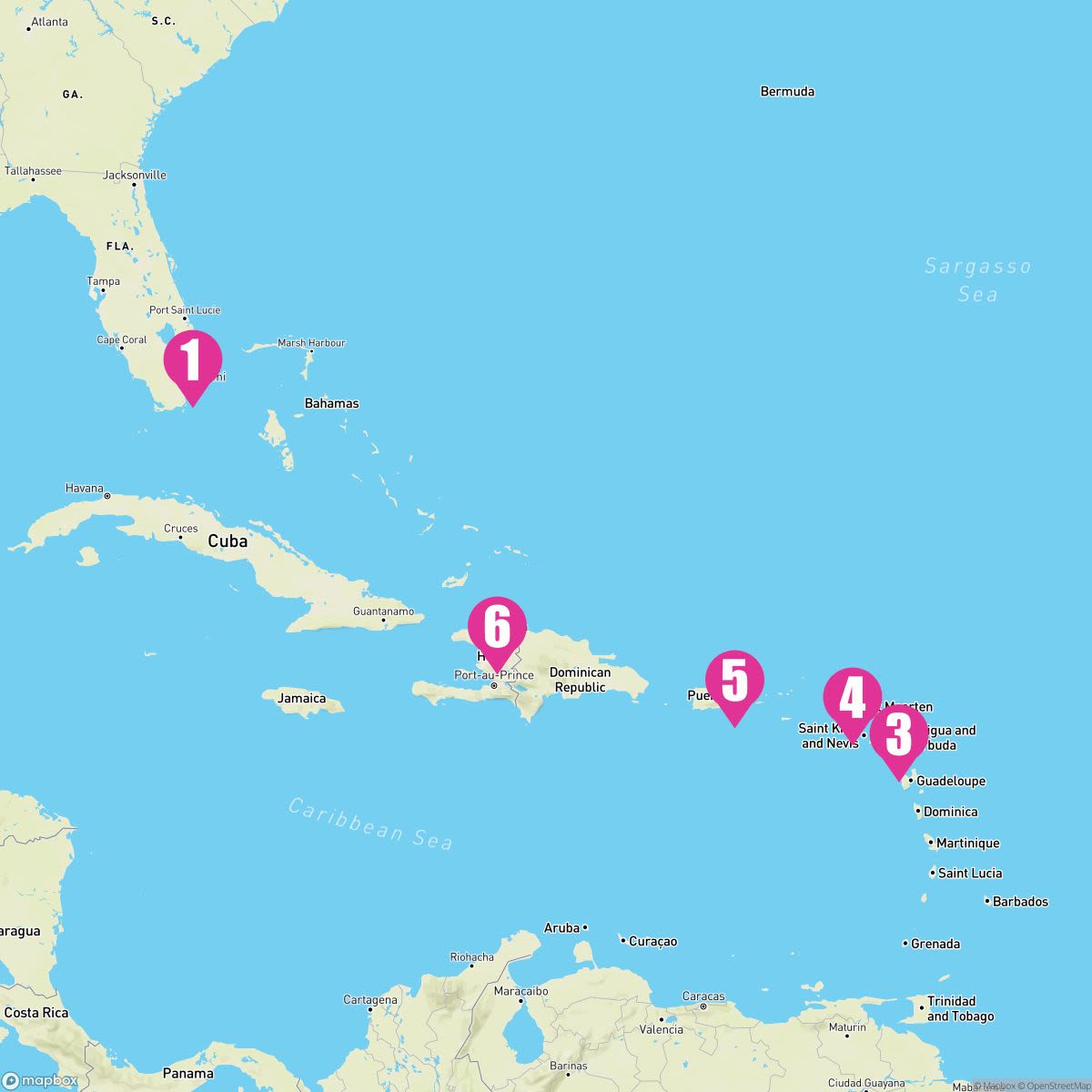 8 Night Eastern Caribbean Holiday (Ft. Lauderdale Roundtrip)