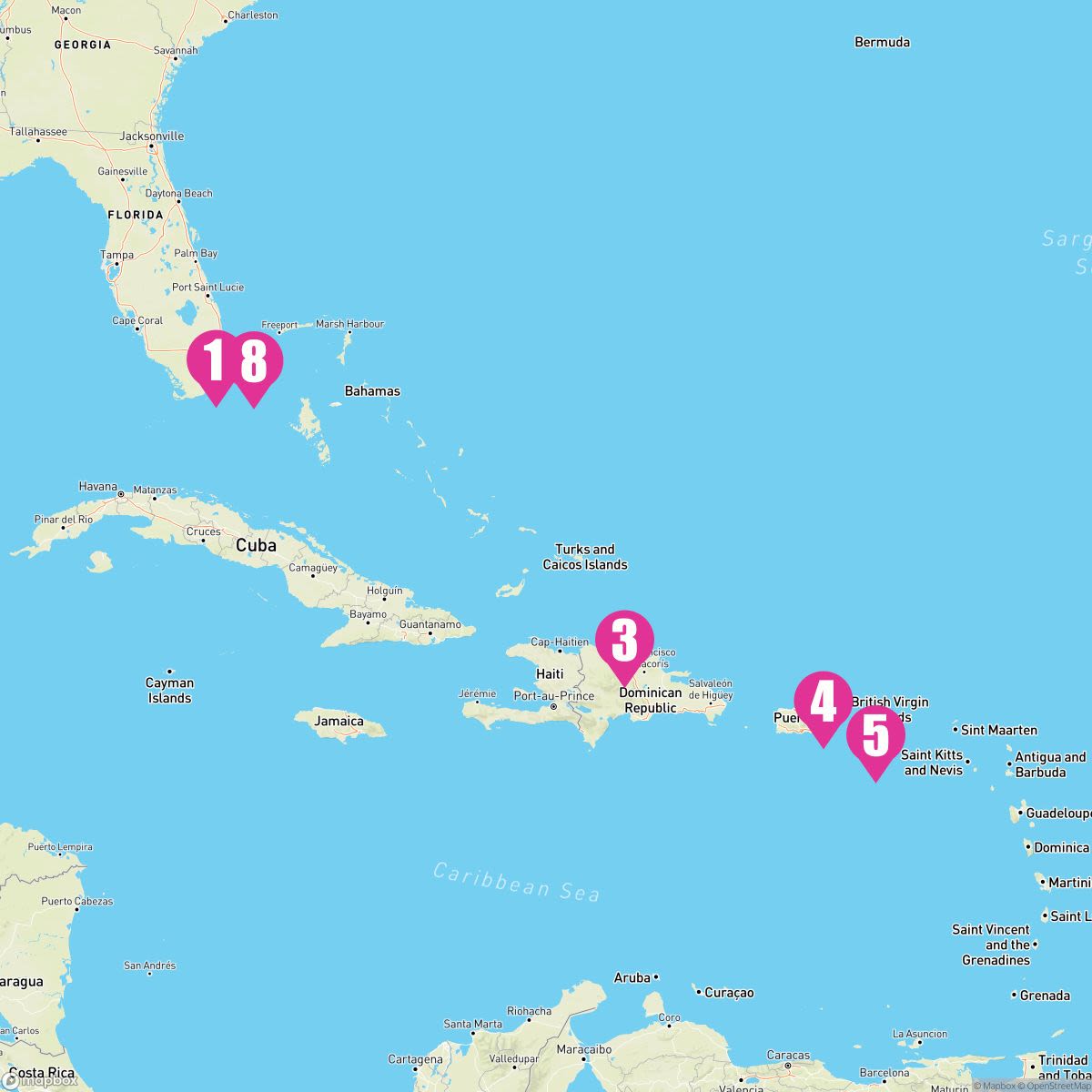 8 Night Eastern Caribbean Antilles (Miami Roundtrip)