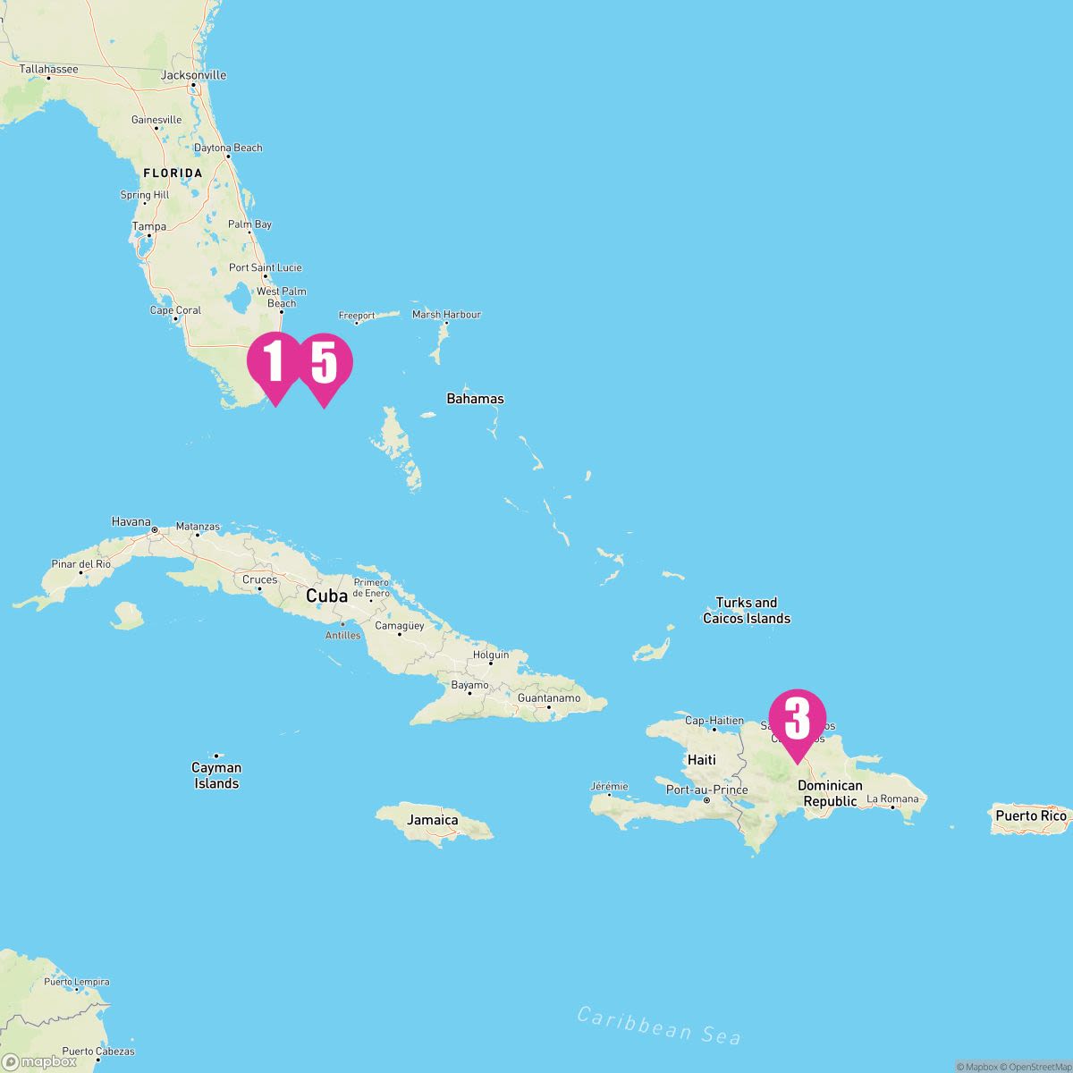 5 Night Miami Grand Turk & Back (Miami Roundtrip)
