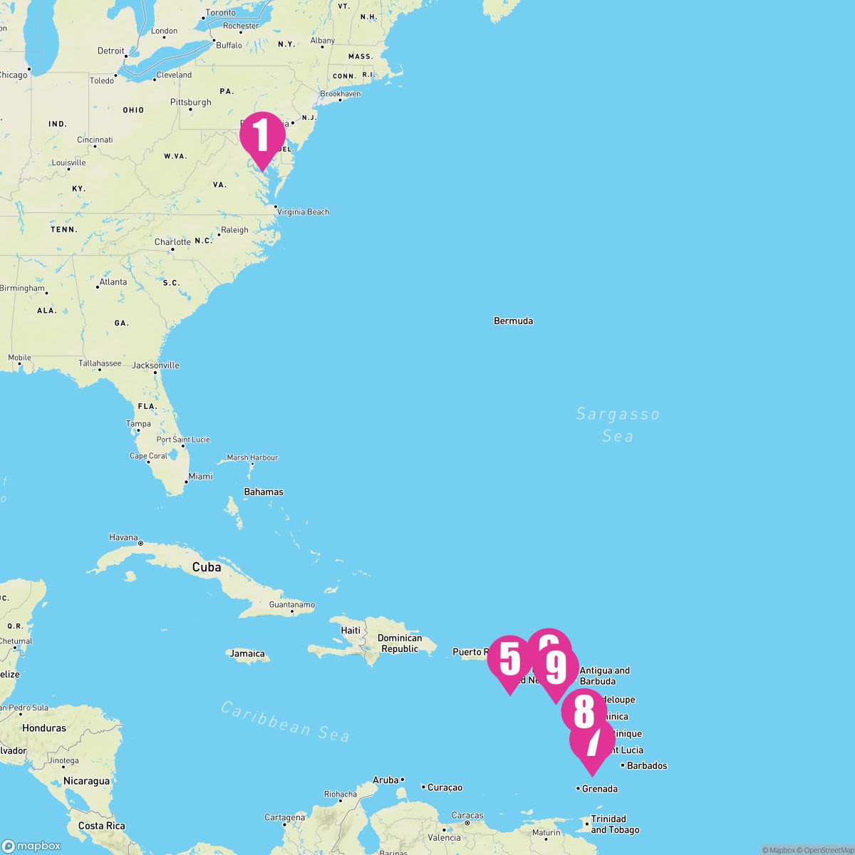 12 Night Southern Caribbean (Baltimore Roundtrip)