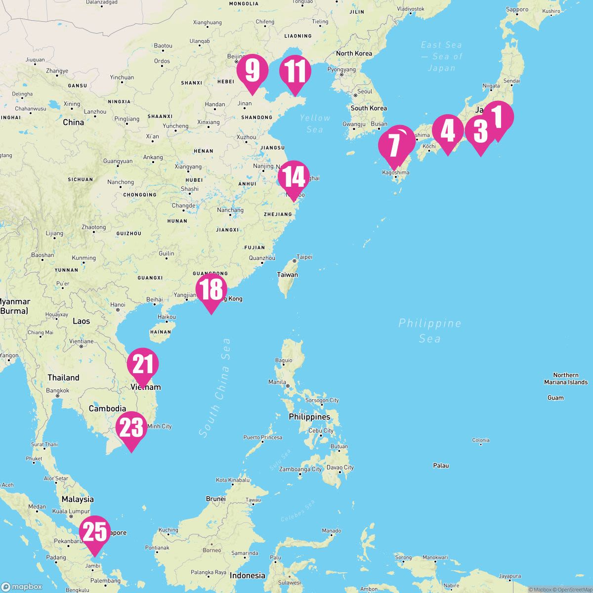 24 Night Grand World Voyage Segment (Tokyo To Singapore)