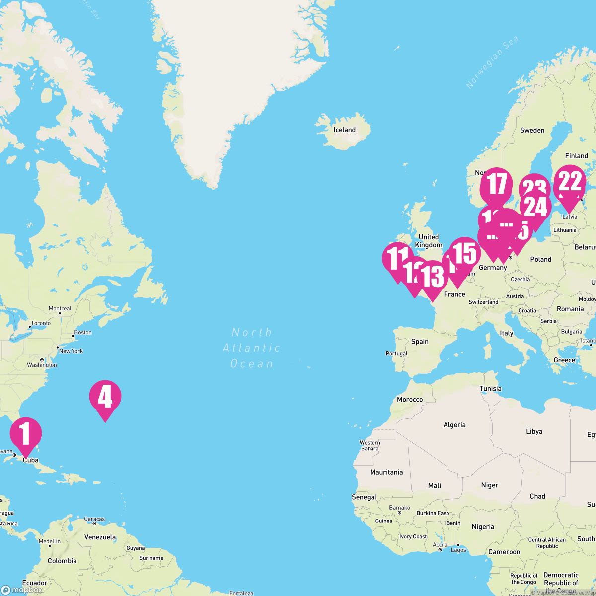 28 Night Bermuda Normandy & Baltic Jewels (Ft. Lauderdale To Amsterdam-Ijmuiden)