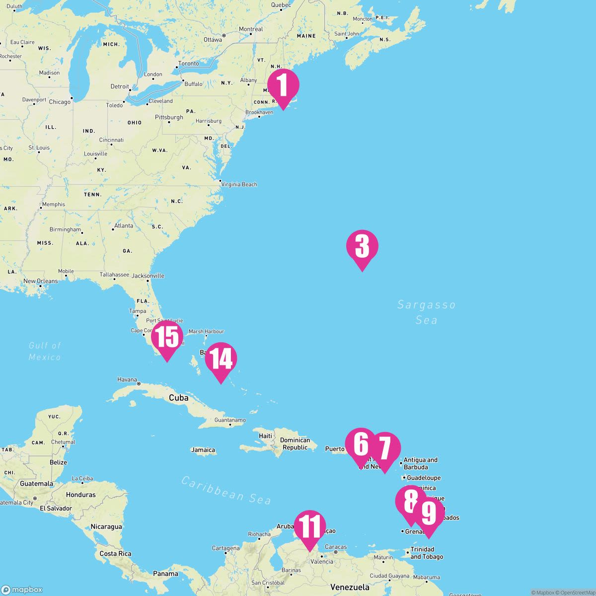 14 Night Southern Caribbean (Boston To Ft. Lauderdale)