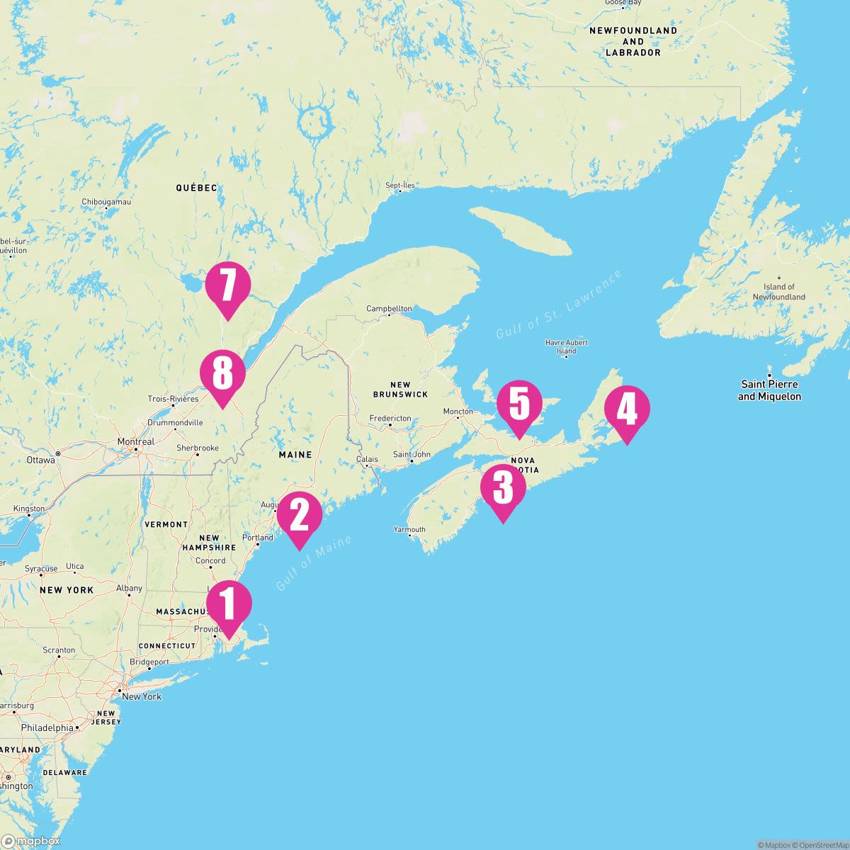 7 Night Canada & New England Discovery (Boston To Quebec City)