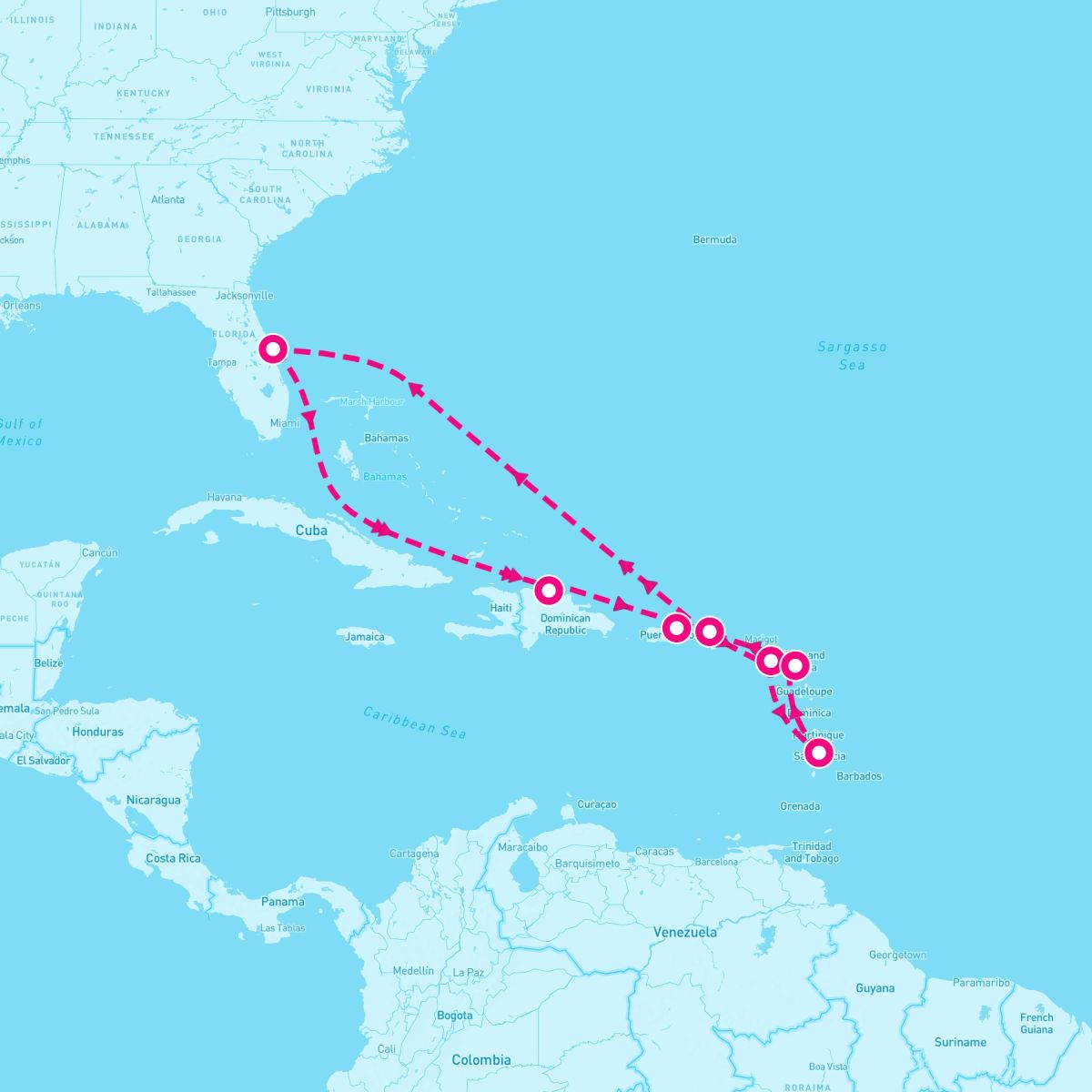 10 Night Southern Caribbean (Port Canaveral Roundtrip)