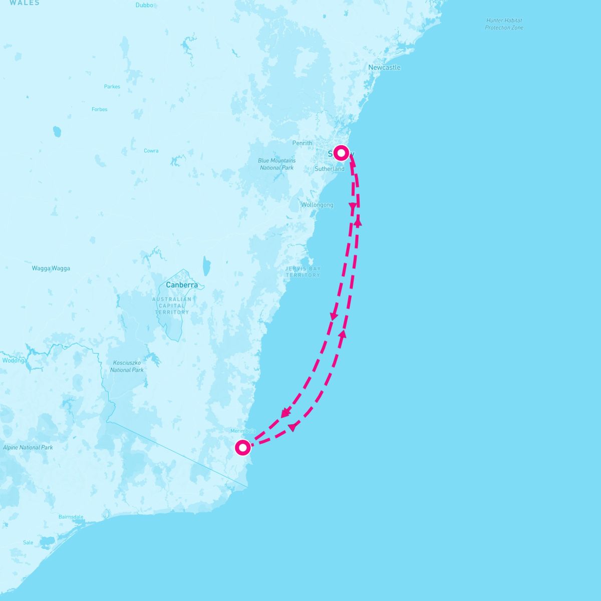 3 Night Sampler (Sydney Roundtrip)