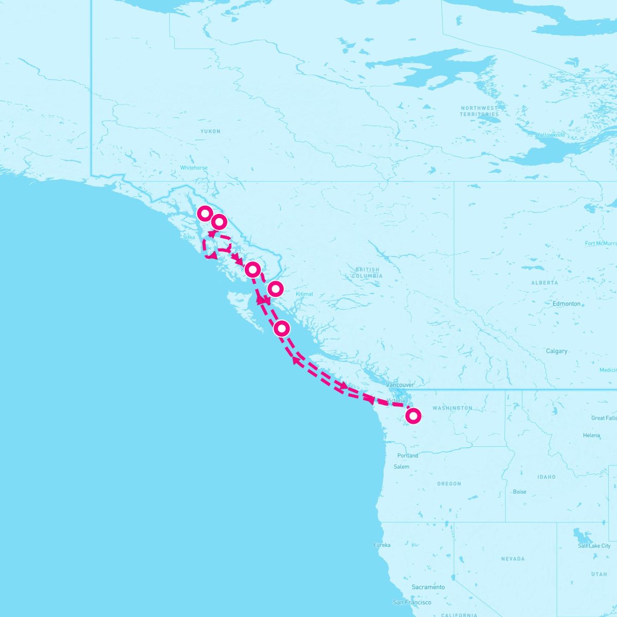 7 Night Seattle Juneau & Canadian Coasts (Seattle Roundtrip)