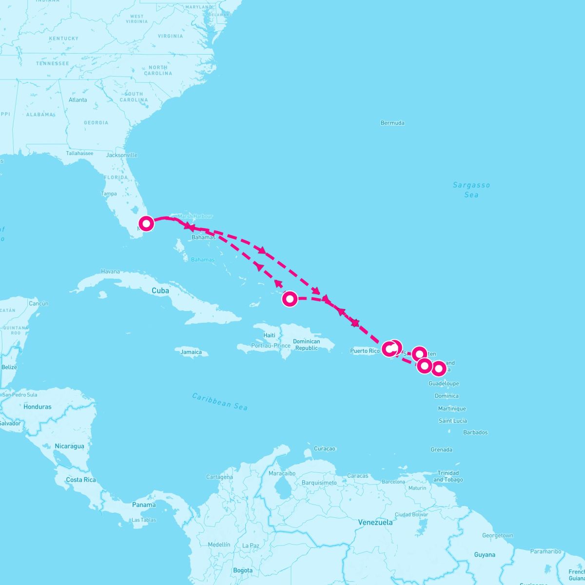 10 Night Eastern Caribbean With Tortola (Ft. Lauderdale Roundtrip)