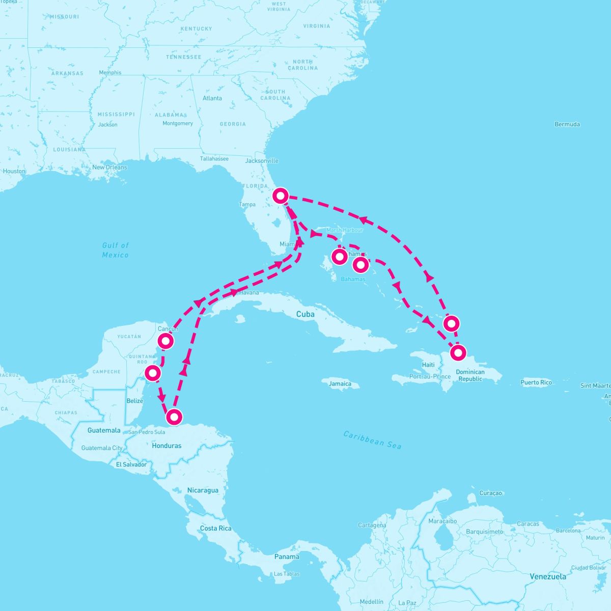 14 Night Eastern/Western Caribbean Adventurer (Port Canaveral Roundtrip)