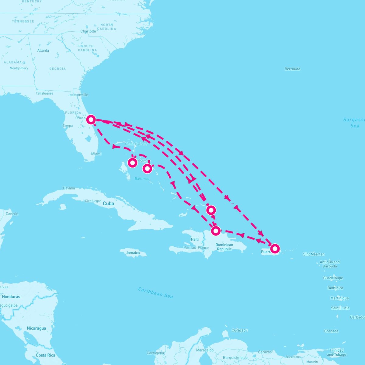 14 Night Eastern/Western Caribbean Adventurer (Port Canaveral Roundtrip)